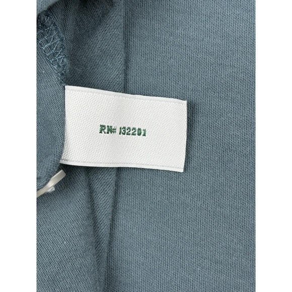 Croquet Polo Shirt Mens Large Green Organic Cotton Preppy Academia Chest Pocket - Picture 6 of 7